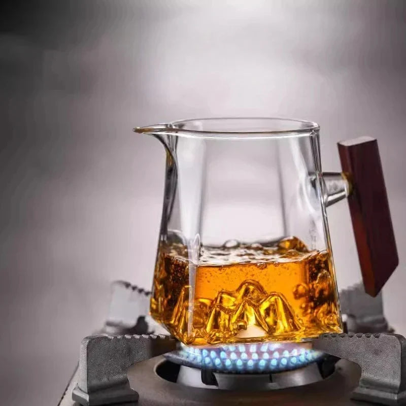 Heat-resistant Glass Mountain Tea Pitcher Tea Pitcher product photo 5