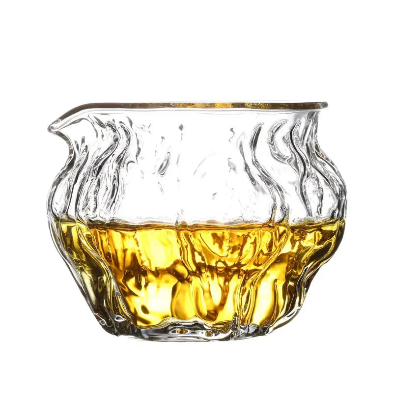 Heat-resistant Glass Tea Pitcher white background product photo