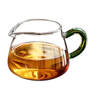 Heat-resistant Glass Tea Pitcher white background product photo