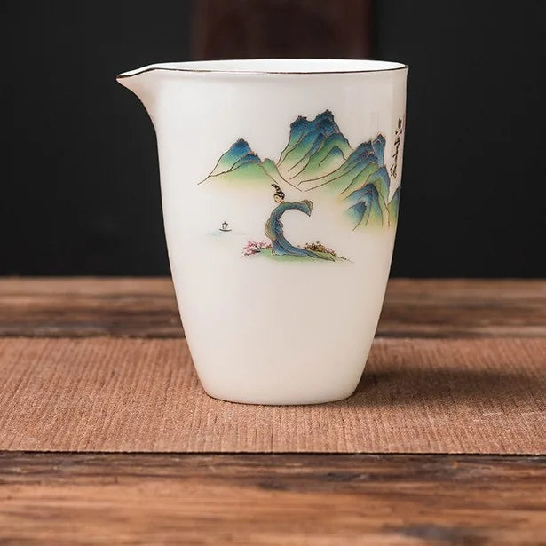 Jade-white Dehua porcelain gaiwan with lid and saucer – photo 2