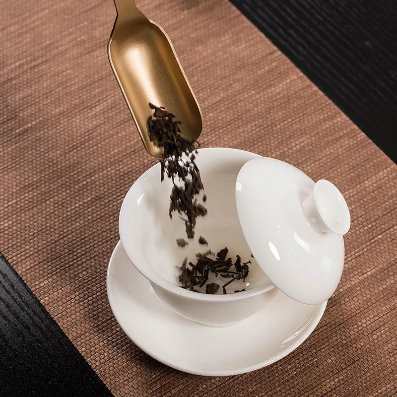 Plain jade-white Dehua porcelain gaiwan – photo 3