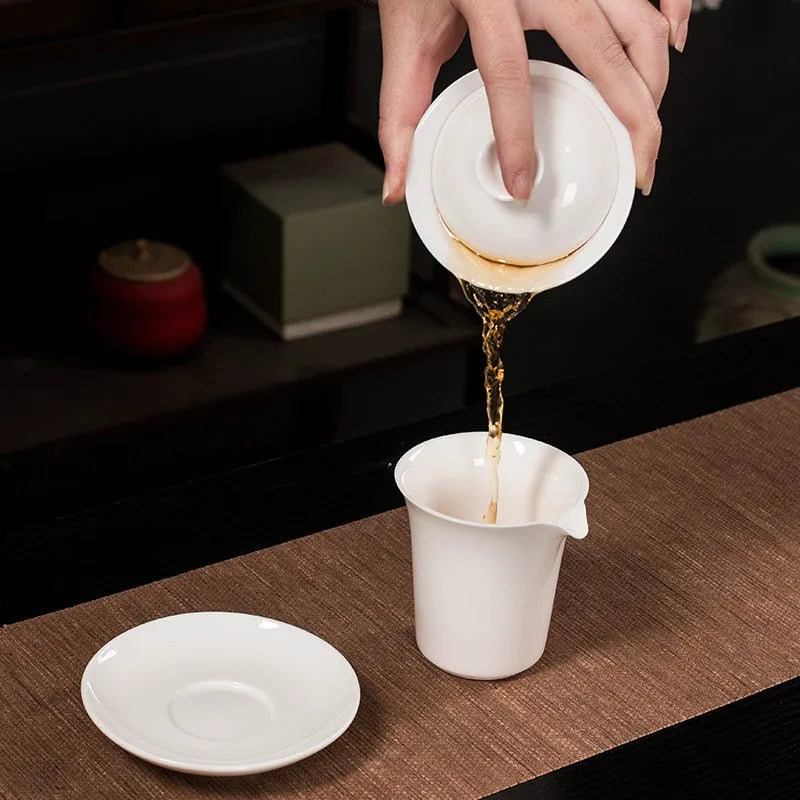 Plain jade-white Dehua porcelain gaiwan – photo 4