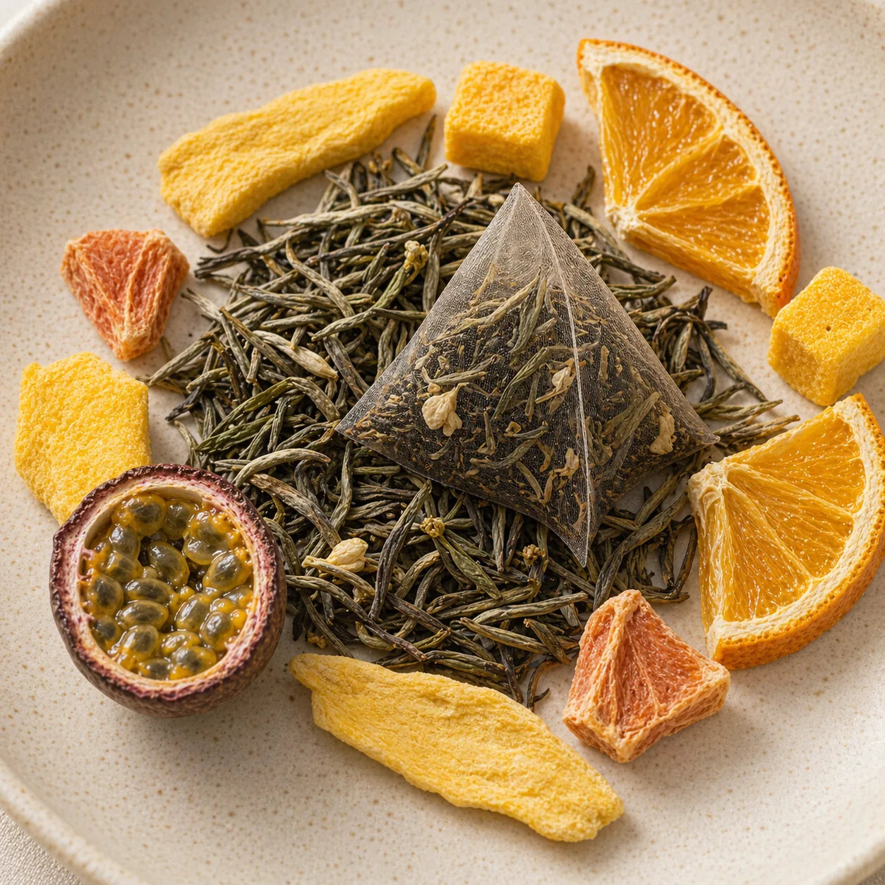 Teazelab Jasmine Sunset Cold Brew Tea ingredient proof