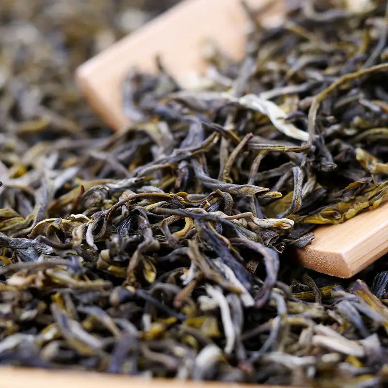 Loose green tea leaves for jasmine tea, perfect with teapots, tea sets, and mugs