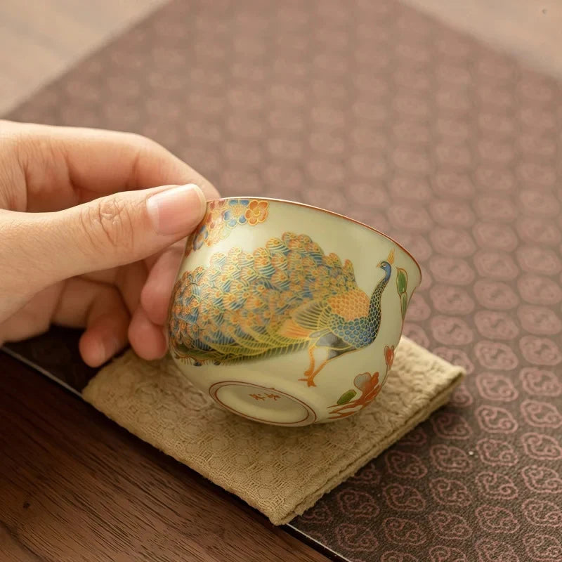 Jingdezhen Ru Kiln Tea Cup Tea Cup product photo 4
