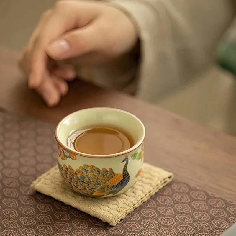 Jingdezhen Ru Kiln Tea Cup Tea Cup product photo 5