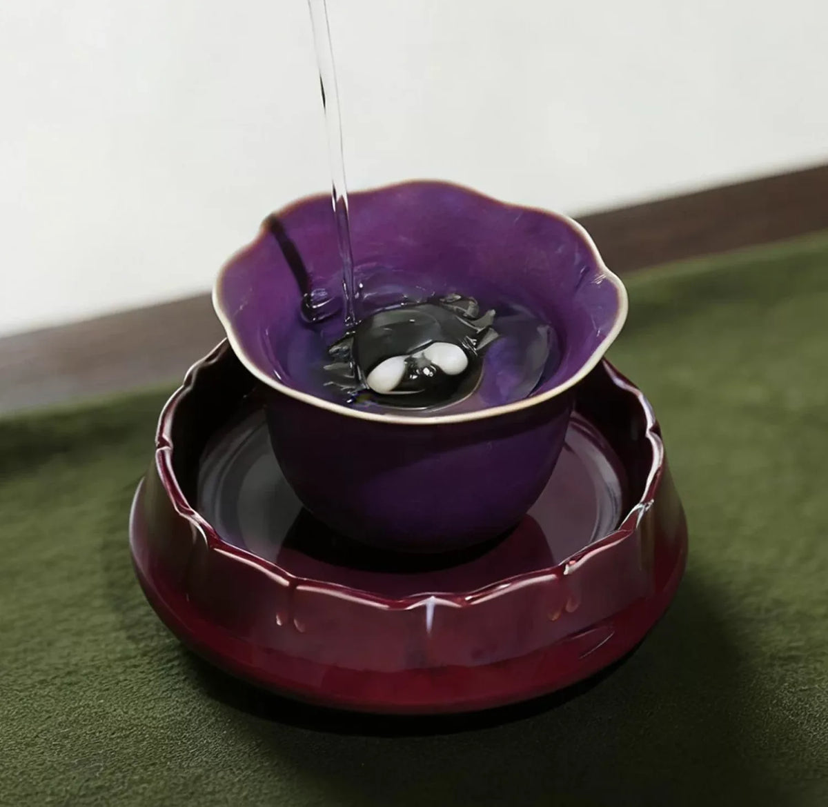 Jun Harmony Crab Cup — profile view