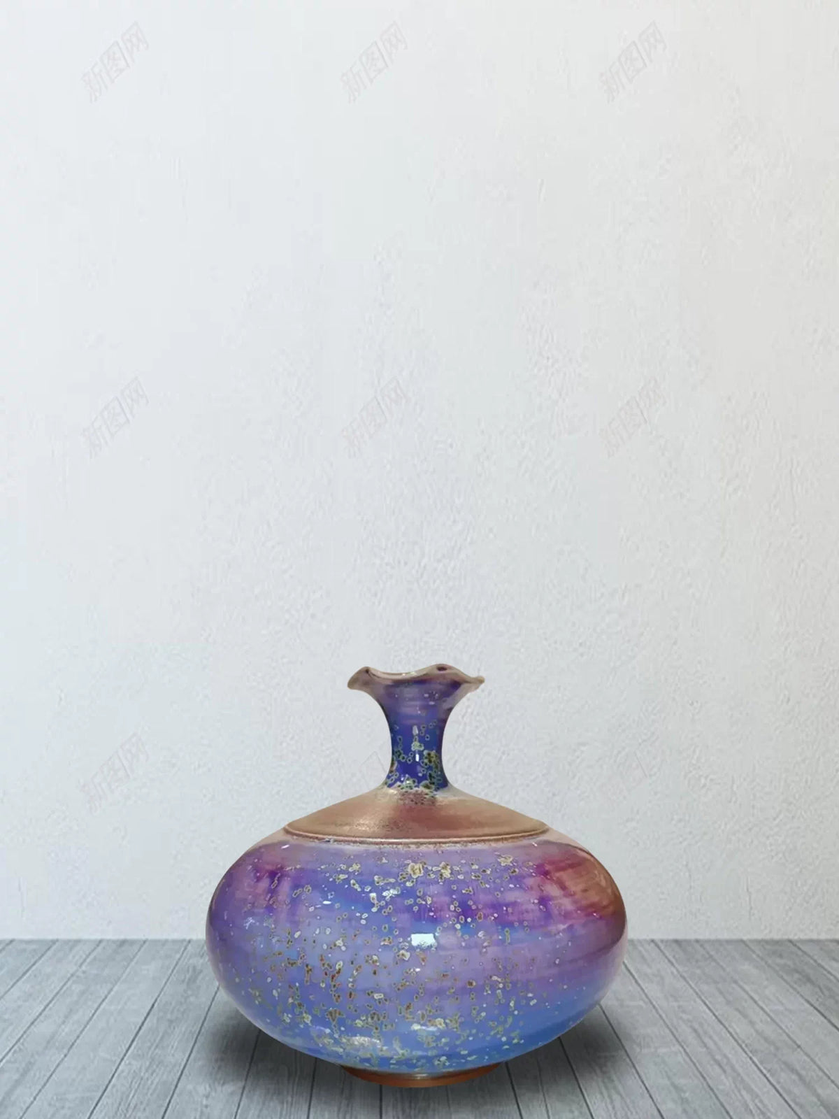 Lotus Neck Jun Vase — alternate angle