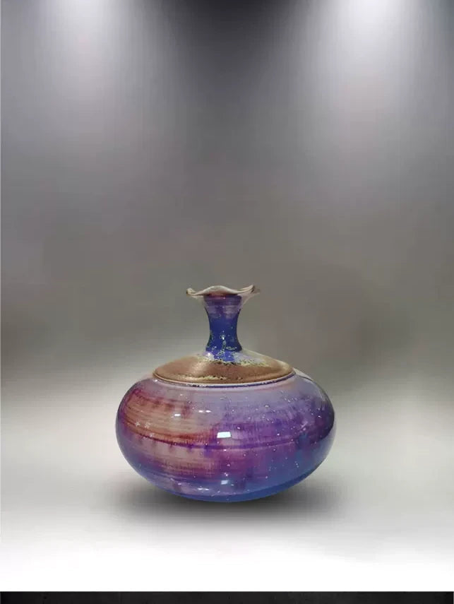 Lotus Neck Jun Vase — detail view