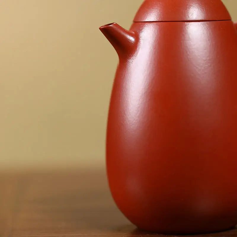 Red ceramic teapot from Modern Simplicity made of red clay Yixing teapot style