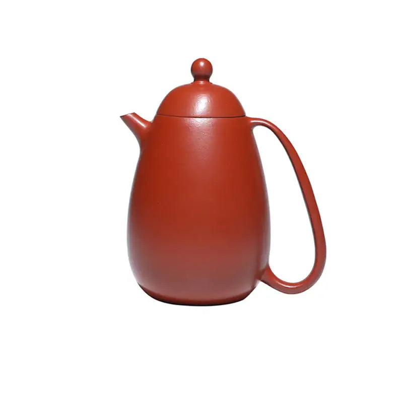 Reddish-brown Yixing teapot in Modern Simplicity style made from red clay