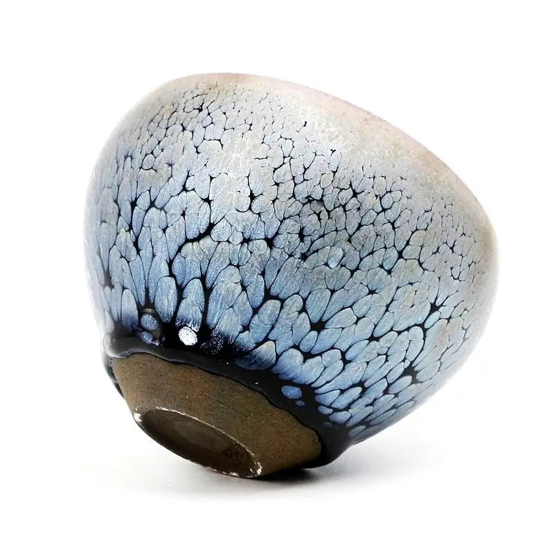 Glazed ceramic tea bowl from Nebula Jian Zhan collection for Gongfu tea and tea cup use