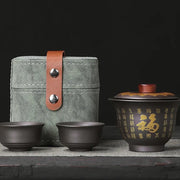 Purple Clay Gaiwan Travel Tea Set – Hundred Blessings
