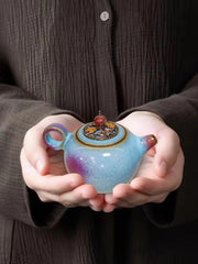 Royal Wanjun Jun Teapot — Jun-glazed ceramic teapot
