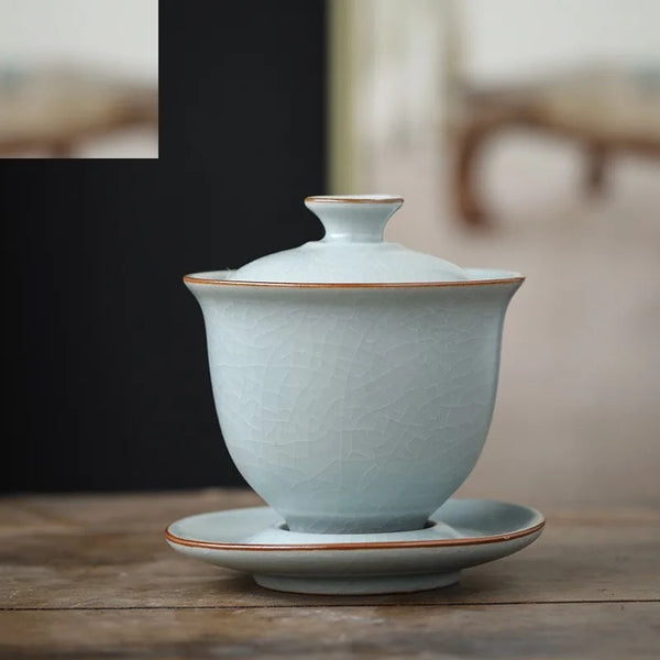 Ru Glaze Sky-Blue Gaiwan – Sky Blue / 170 ml