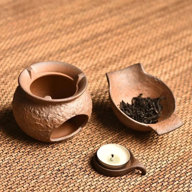 Rustic Stoneware Tea Warmer Tea Warmer product photo 5