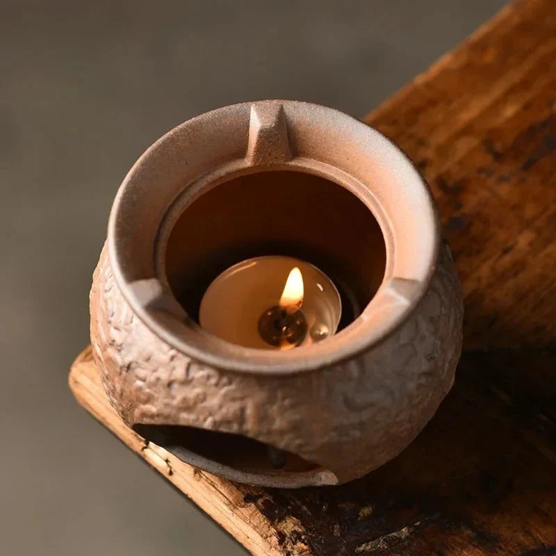 Rustic Stoneware Tea Warmer Tea Warmer product photo 6