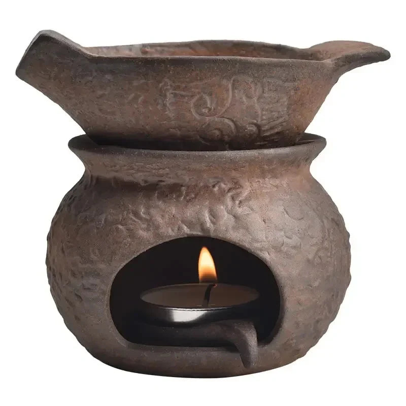 Rustic Stoneware Tea Warmer Tea Warmer product photo 8