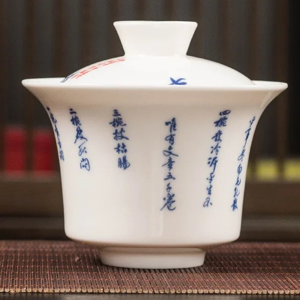 Seven Bowls of Tea Poem Gaiwan – Fangyuan / Bowl & Lid