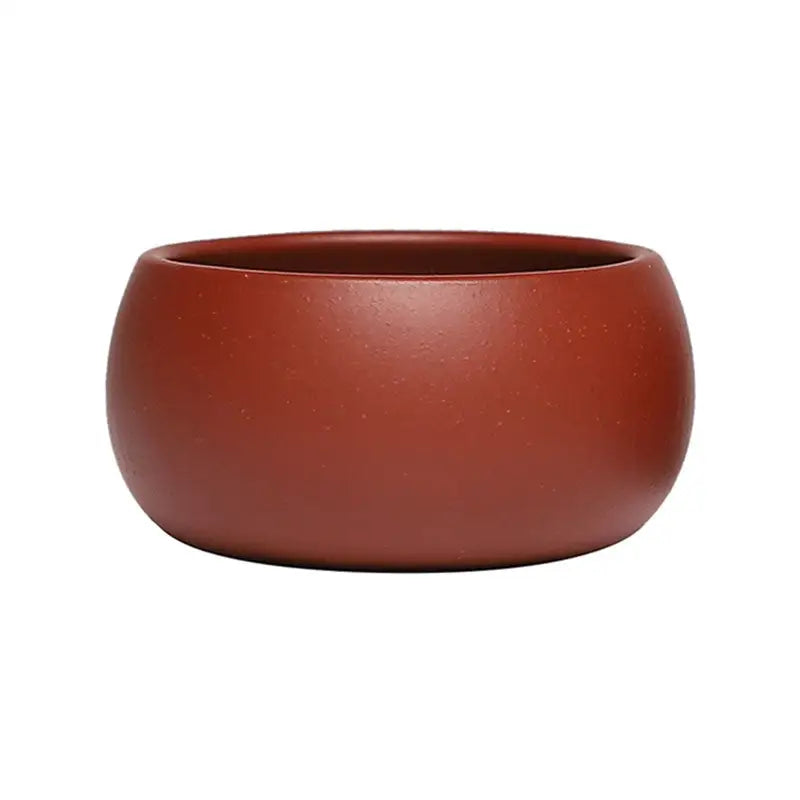 Silent Curve Cup ceramic bowl in yixing zisha clay for gongfu tea brewing