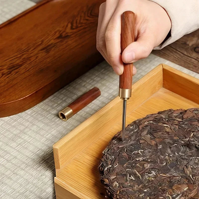 Stainless Steel Wood-handle Tea Tool Tea Tool detail view