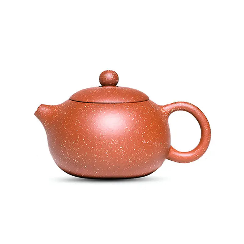 Reddish-brown speckled Stardust Harmony Teapot made from Yixing Zisha clay for authentic Gongfu tea