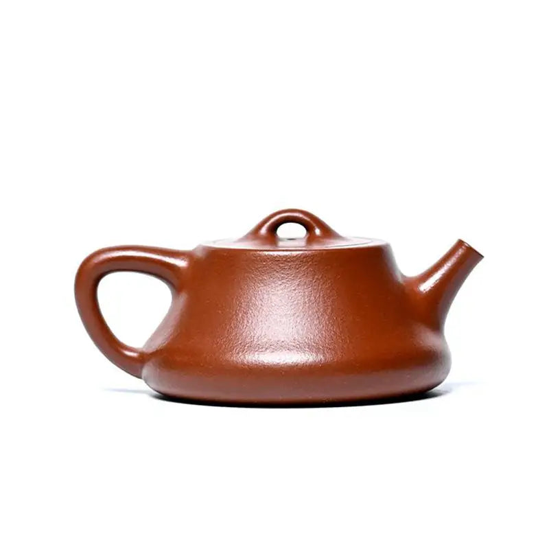 Brown ceramic teapot Still Ember made of Zhuni clay with 180ml capacity, Yixing Zisha style