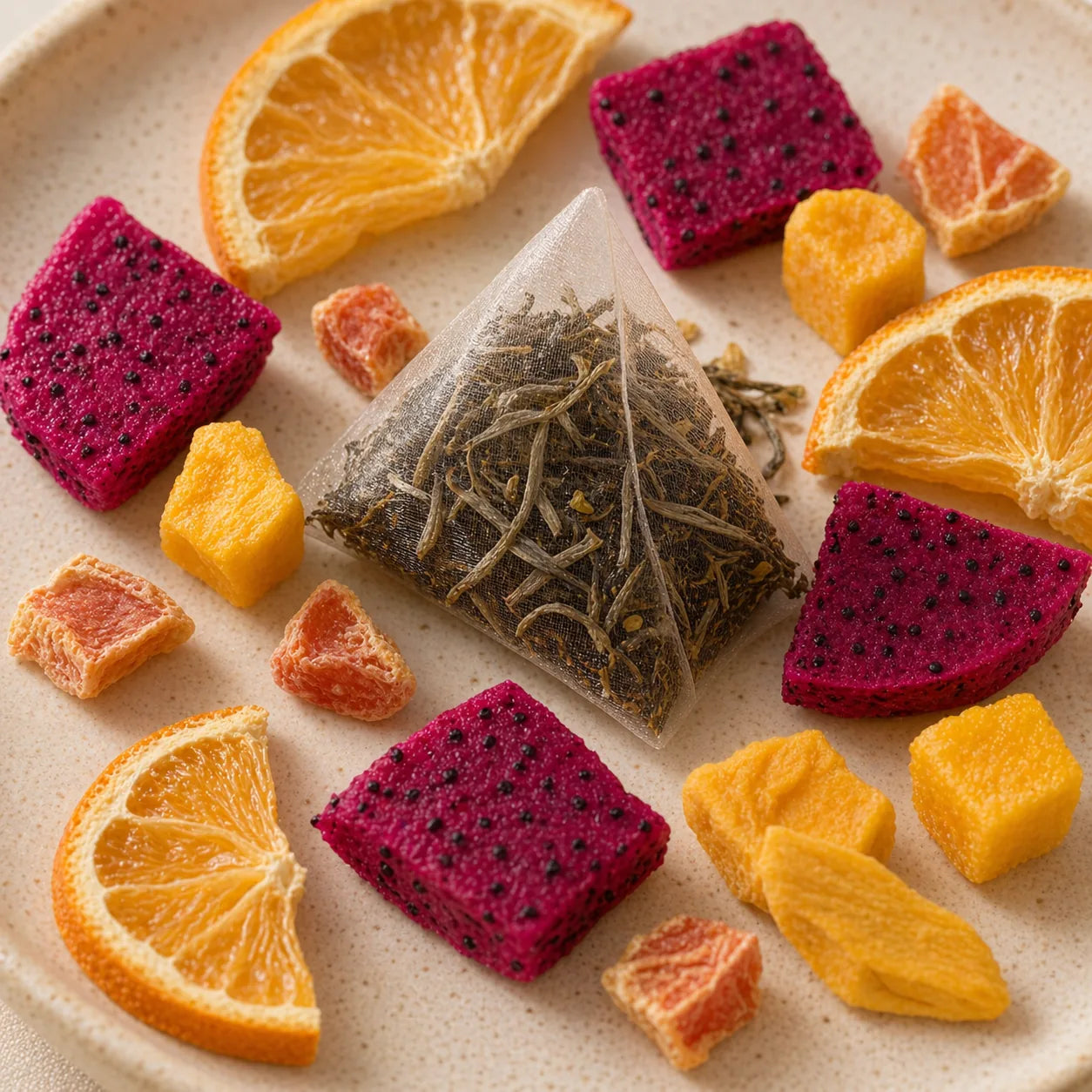 Teazelab Sunset Bliss Cold Brew Tea ingredient proof