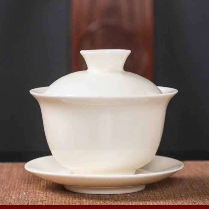 Sweet-White or Plum-Green Gaiwan – Sweet White