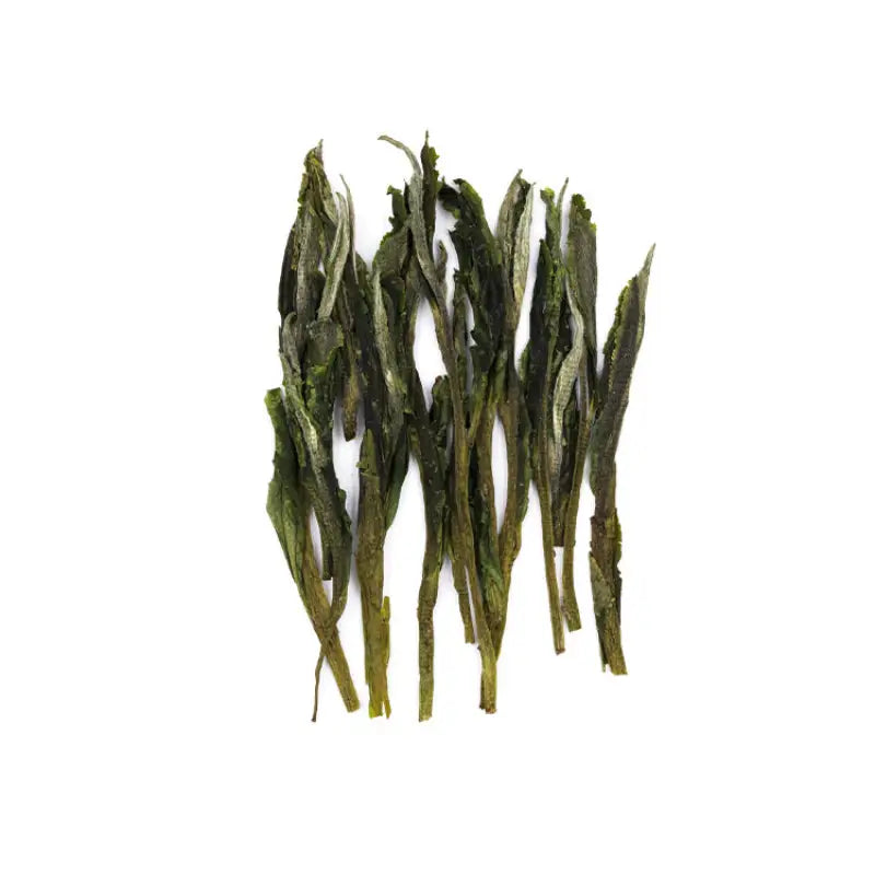Dried green tea leaves of Taiping Houkui Orchid Aroma Green Tea with mountain freshness spring harvest