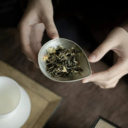 Tin Tea Tool white background product photo