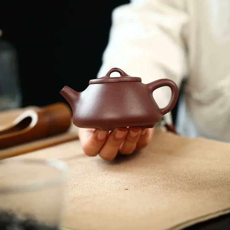 Brown clay Yixing Zisha teapot from Tranquil Loop for Gongfu tea rituals