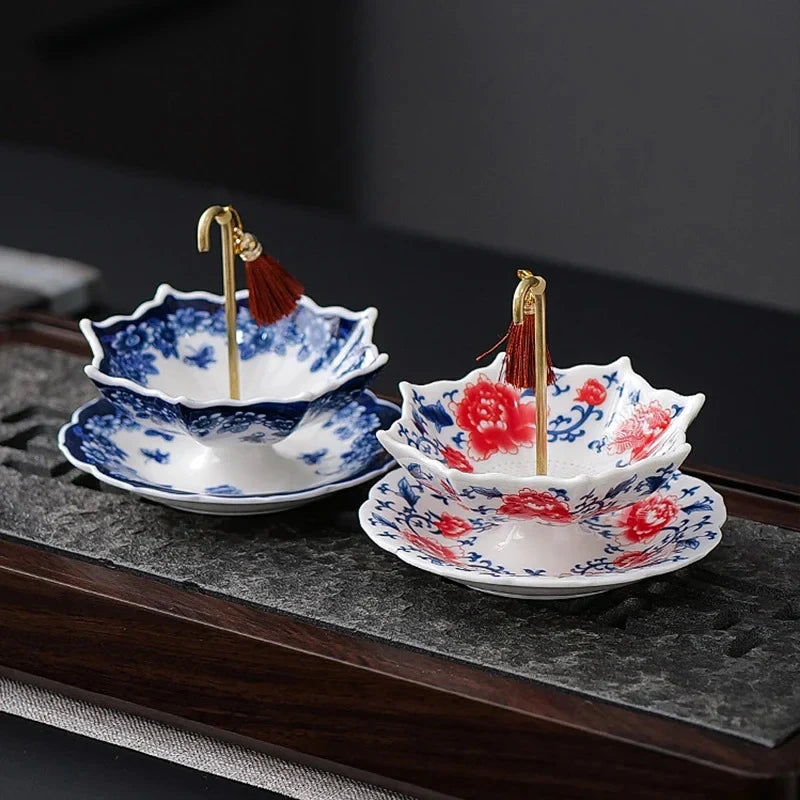 Umbrella Tea Strainer Ceramic Tea Strainer detail view
