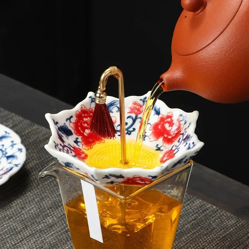 Umbrella Tea Strainer Tea Strainer side view