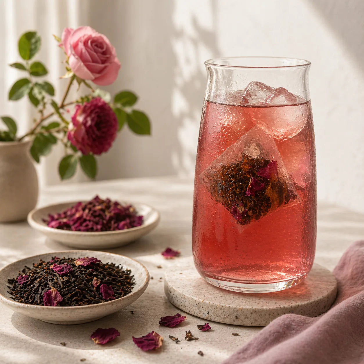 Teazelab Velour Rose Cold Brew Tea flavor world