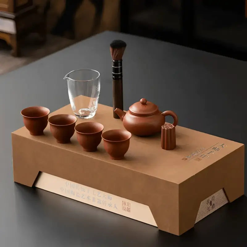 Whispers of Clay Tea Set | Yixing Zisha Gift Set - Tealibere