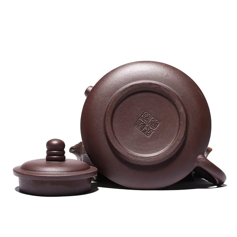 Brown Yixing Zisha teapot with lid from Whispers of Stillness collection