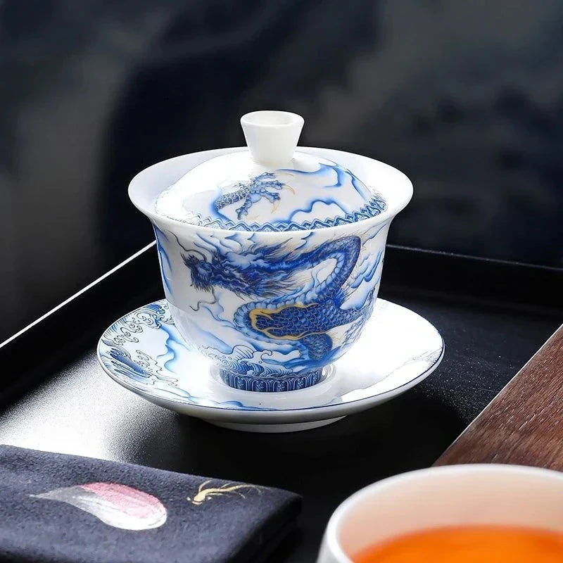 White Porcelain Gaiwan Gaiwan product photo 6