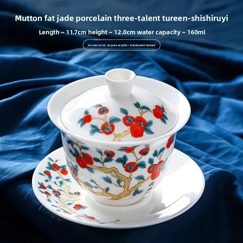 White Porcelain Gaiwan Gaiwan product photo 7