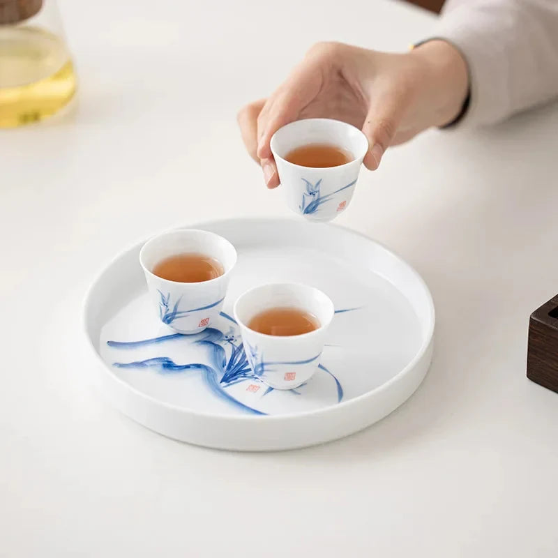 White Porcelain Hand-painted Tea Cup Tea Cup product photo 5