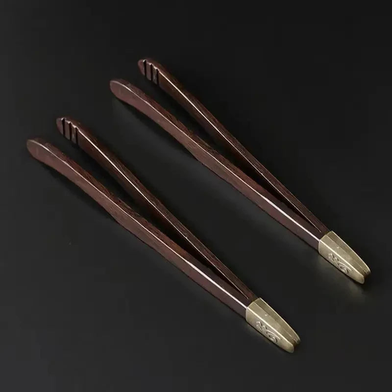Wood-handle Tea Tool white background product photo
