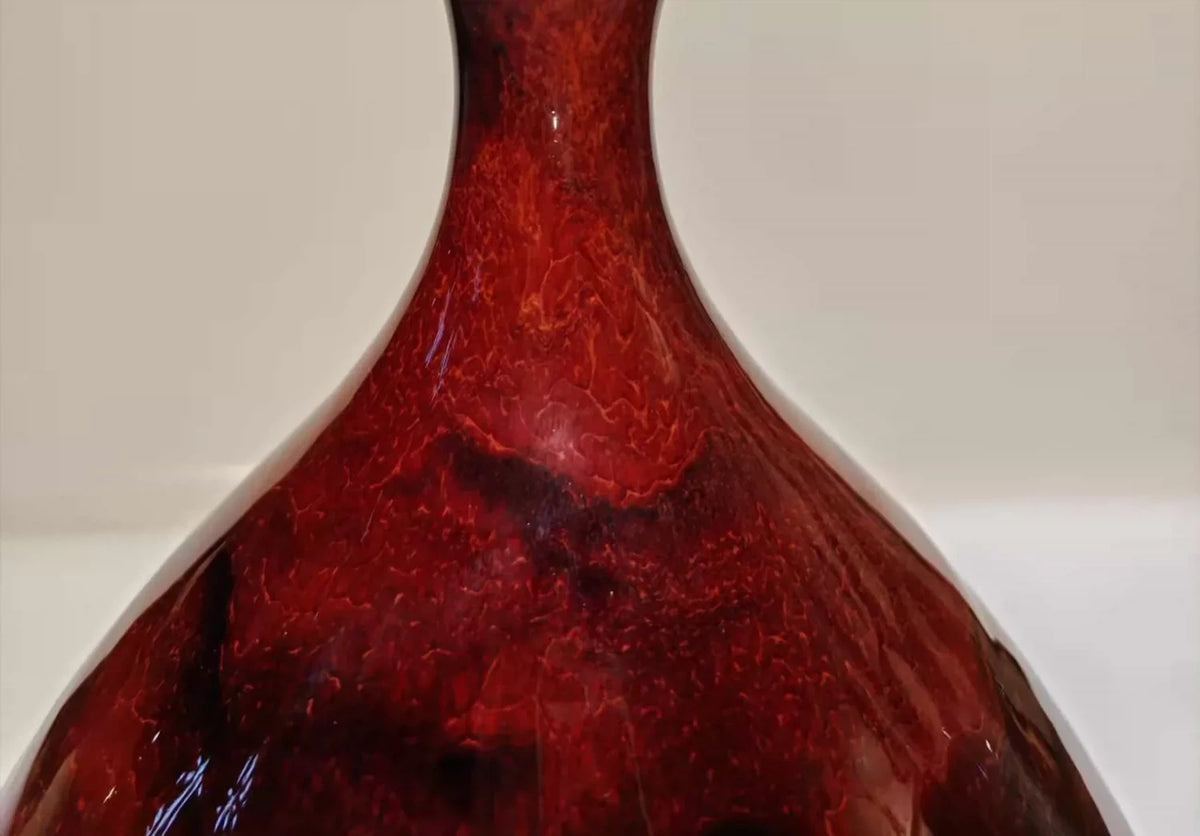 Yujing Pear Form Jun Vase — alternate angle