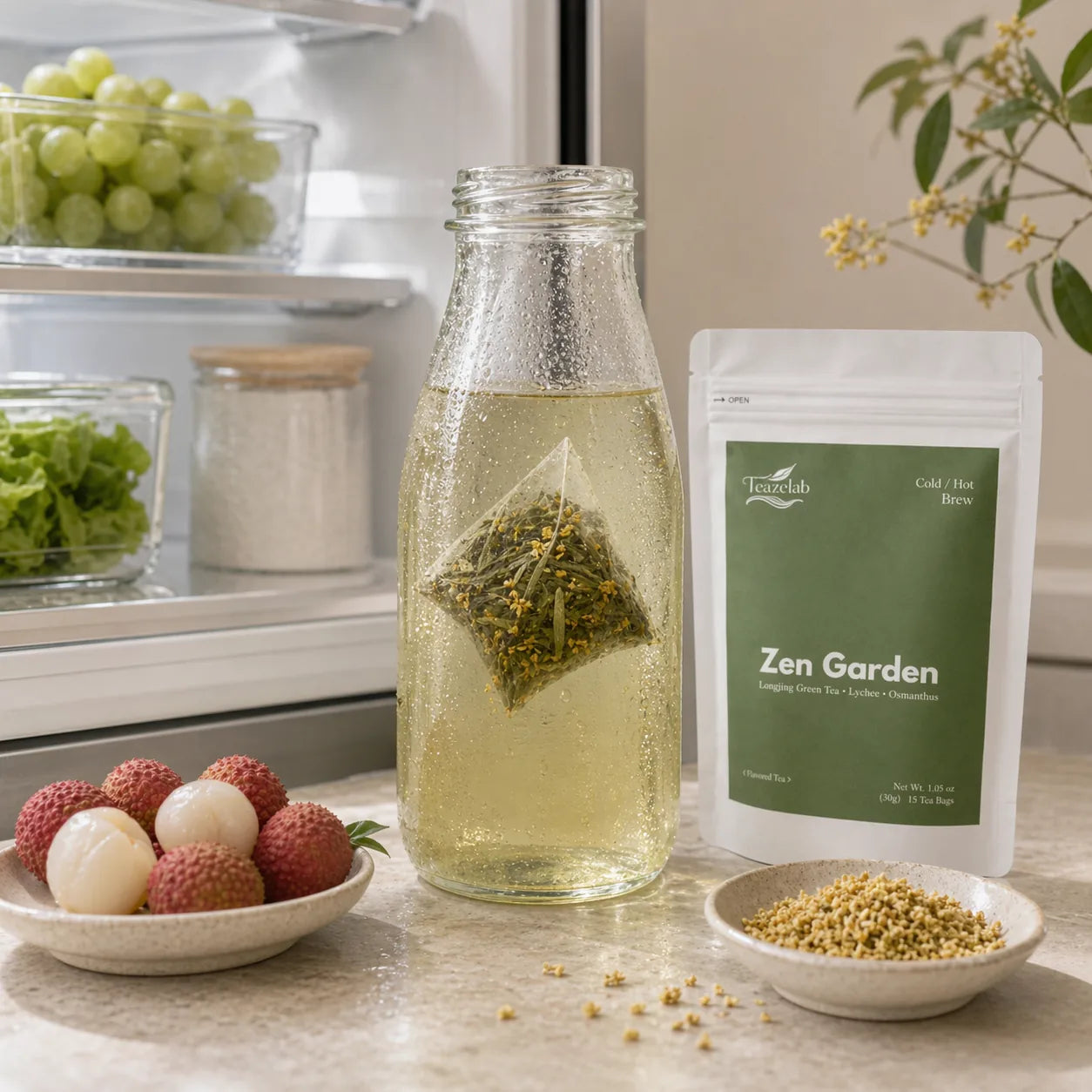 Teazelab Zen Garden Cold Brew Tea cold brew ritual