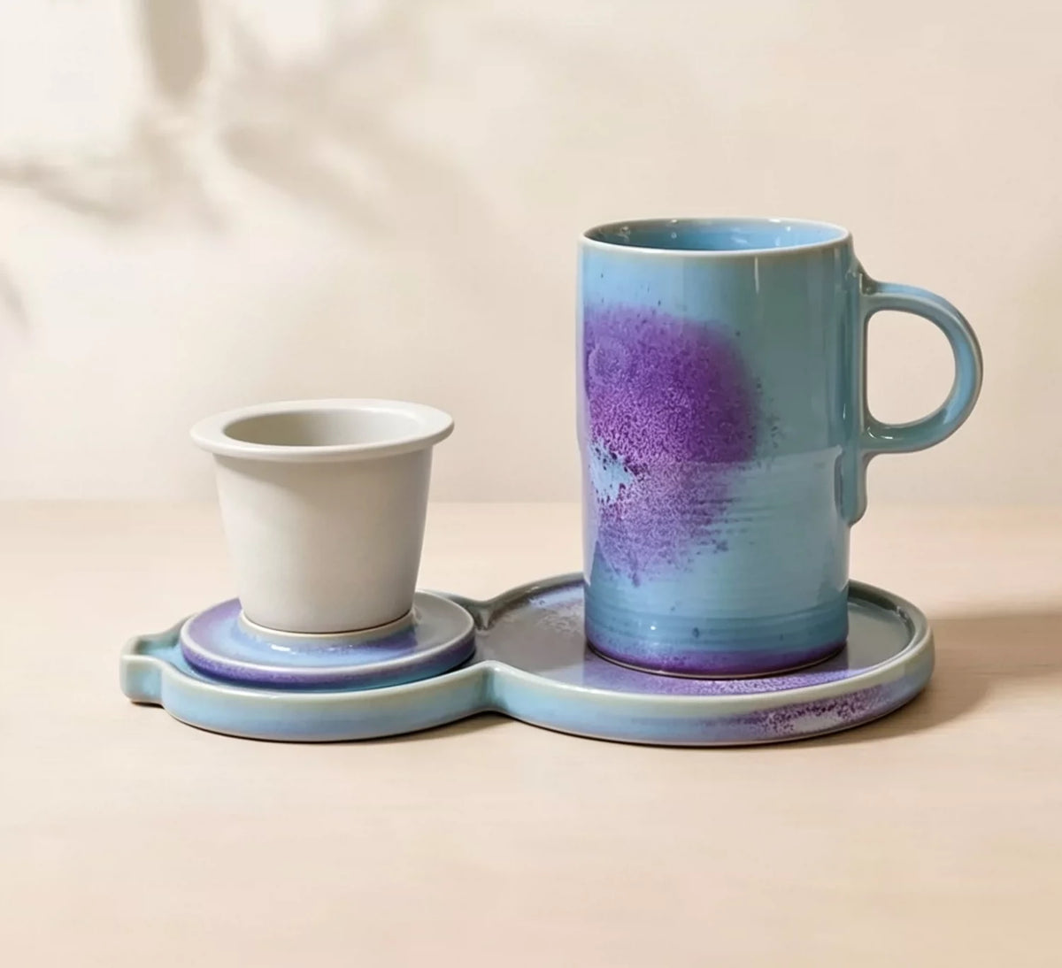 Zhongyuan Jun Tea Mug Set — alternate angle