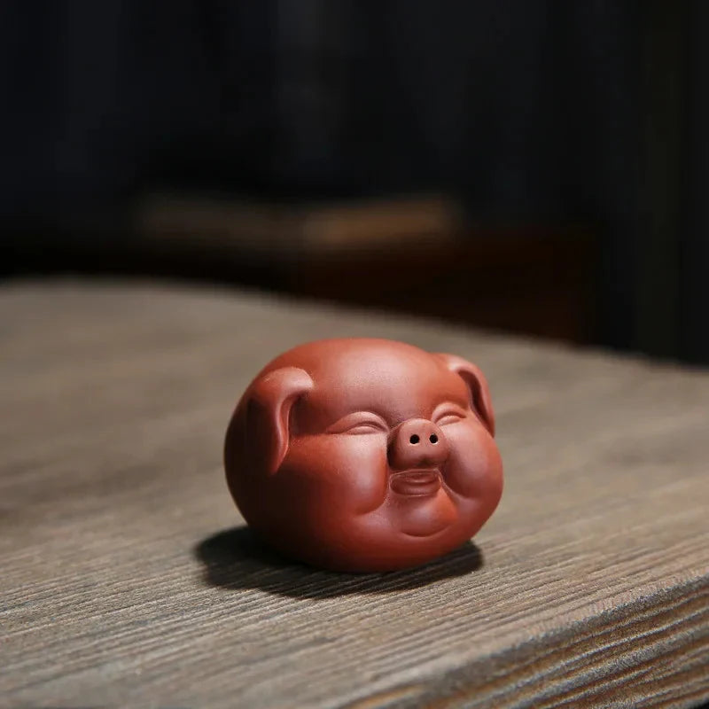 Zisha Clay Tea Pet Tea Pet side view