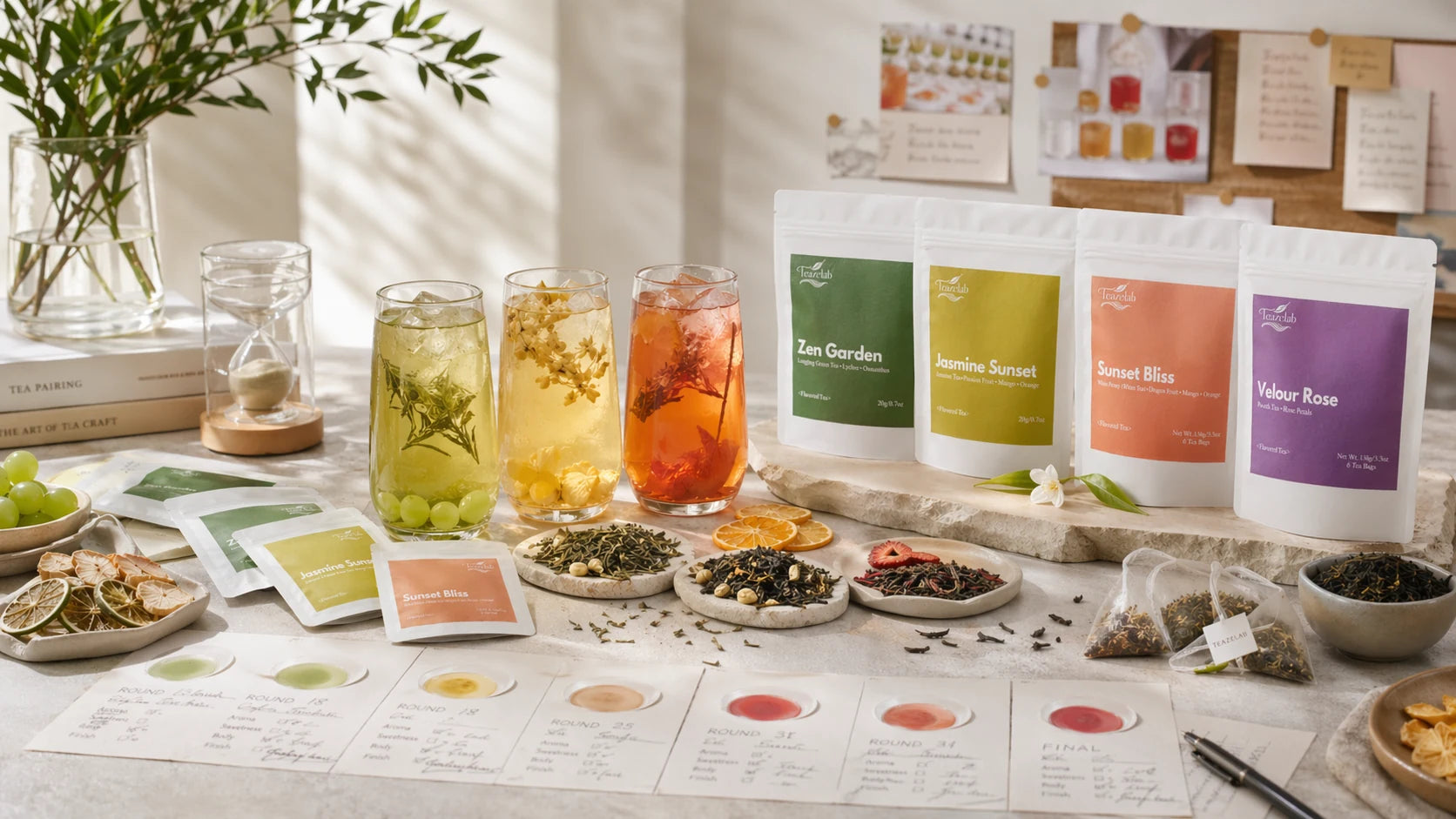 Teazelab cold brew tea development and tasting story